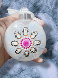Frosted Penguin Ornament