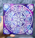 Mandala dot with alcohol ink