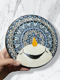 Snowman Wooden Round