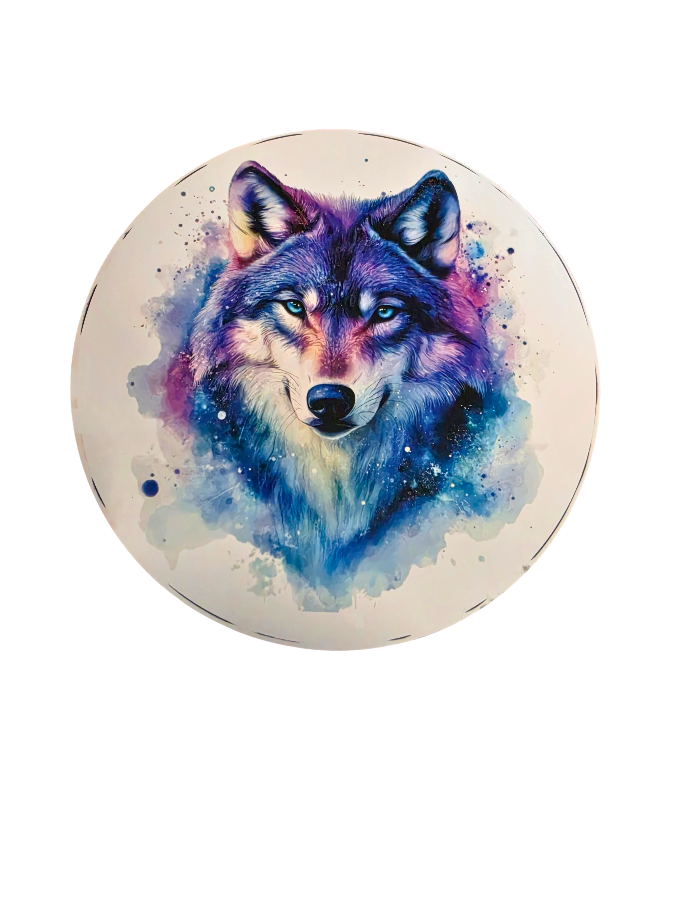 Wolf 8 inch metal round